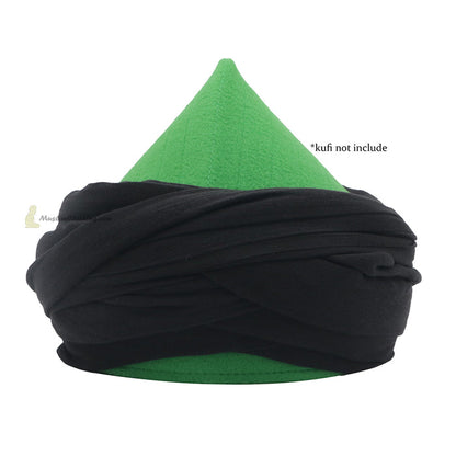 Black Turban Fabric Islamic Amamah 100% Japanese Cotton Gauze