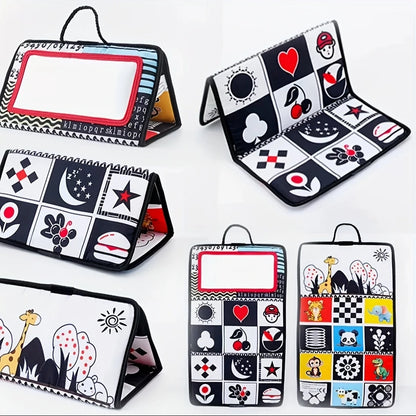 Black & White, Black & Red Cloth Book Toy, Parent-Child Interactive Toy, Can Cultivate Children's Shape Recognition And Color Identification Ability