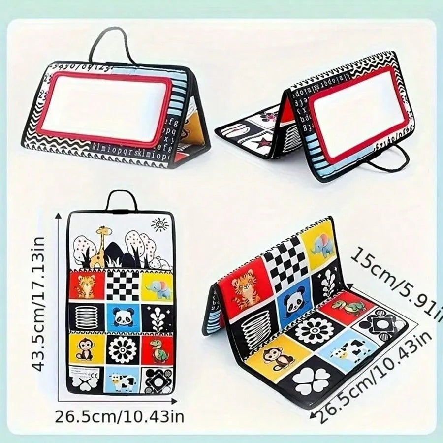 Black & White, Black & Red Cloth Book Toy, Parent-Child Interactive Toy, Can Cultivate Children's Shape Recognition And Color Identification Ability