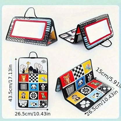 Black & White, Black & Red Cloth Book Toy, Parent-Child Interactive Toy, Can Cultivate Children's Shape Recognition And Color Identification Ability