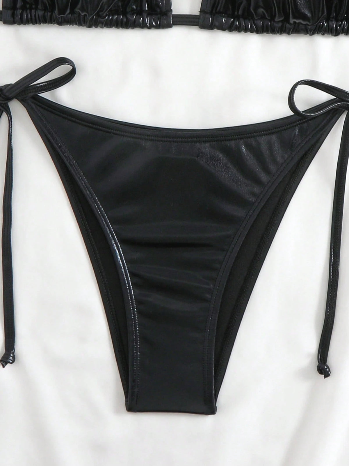 Bloopia Solid Color Bikini Swimsuit For Summer Beach Vacation