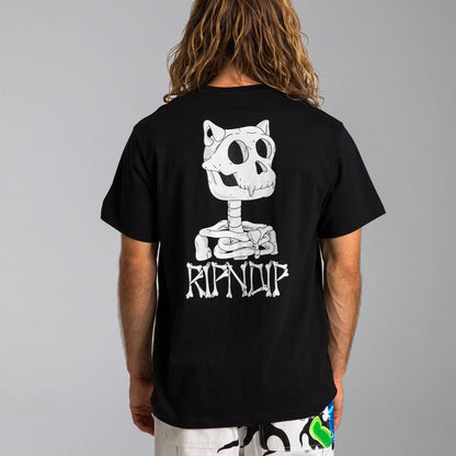 Bones Tee (Black) - Camiseta - Four Street