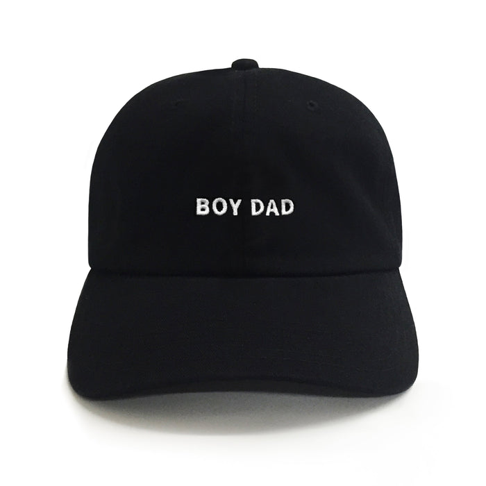 Boy Dad embroidered dad hat black best dad gift hat by Dad Brand