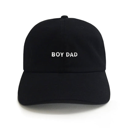 Boy Dad embroidered dad hat black best dad gift hat by Dad Brand