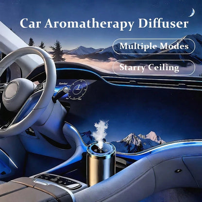 Car Air Freshener Diffuser, Long Lasting Car Fragrance Aromatherapy Essential Oil Diffuser, Automatic Scent Diffuser For Car Interior, Odor Eliminator Freshener For Cup Holder, Premium Car Accessories