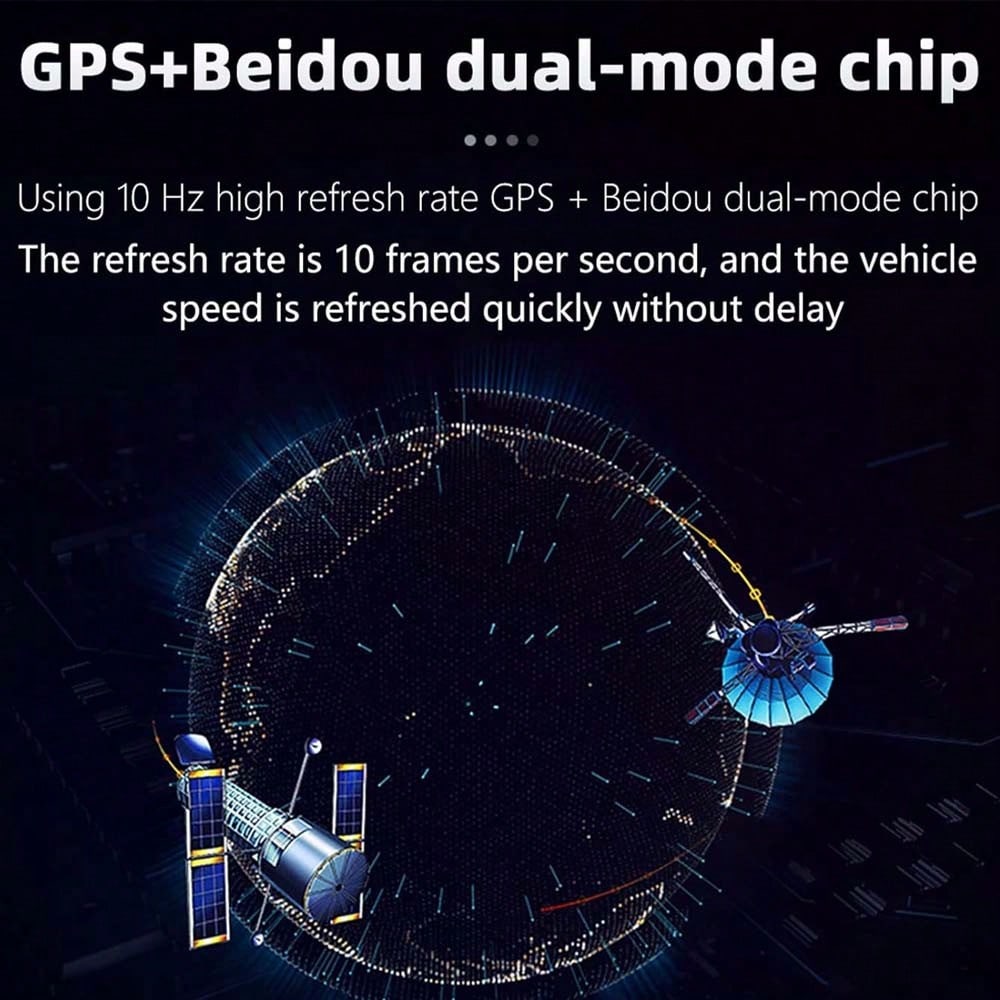 Car GPS Speedometer HUD Display, Digital KM/H MPH Speed Meter With Bright LED Screen, USB Plug And Play Head Up Display For Cars Trucks SUV, Compact Driving Accessories Gift For Men Women