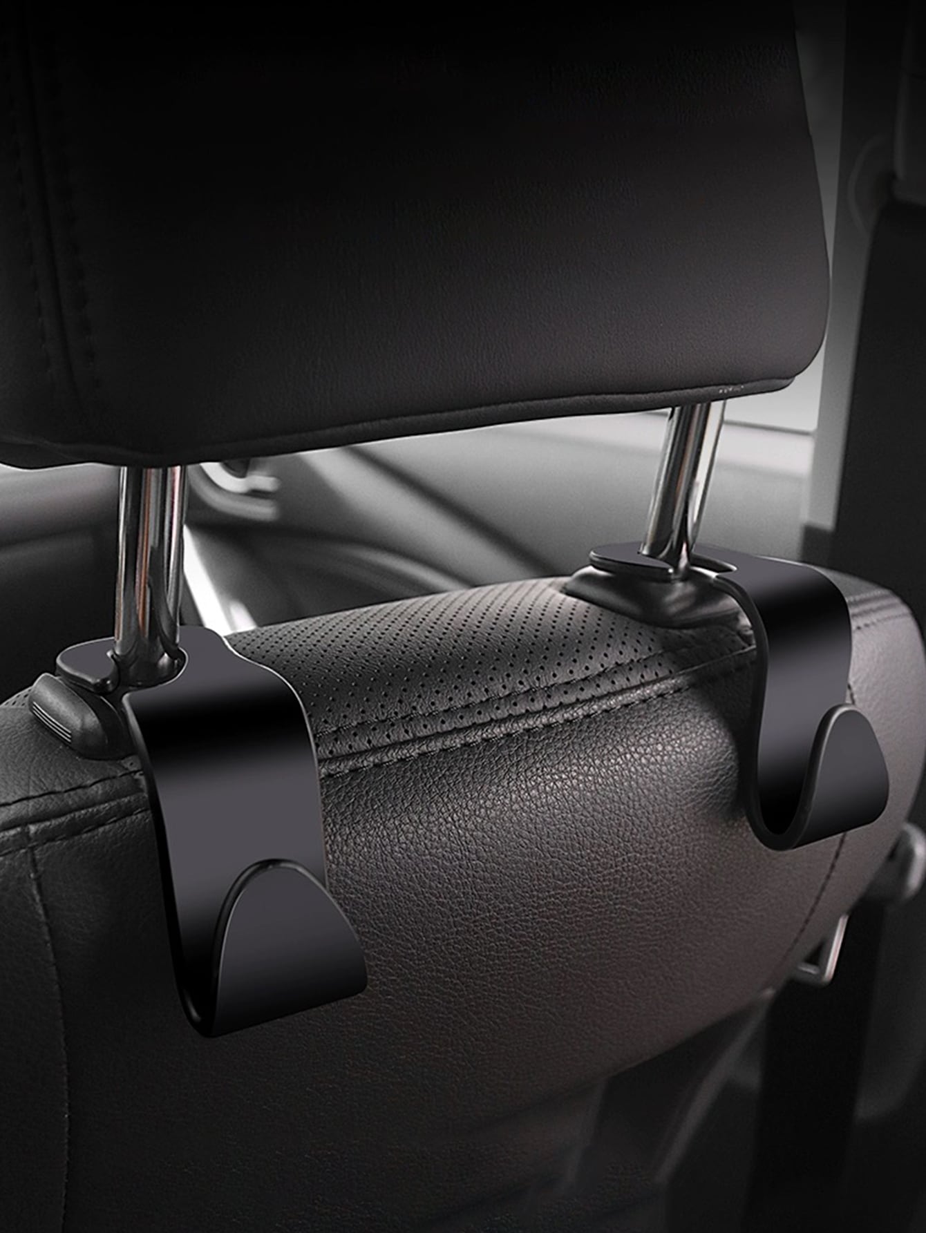 Car Headrest Hook, Headrest Storage Clip, Multi-Function Back Seat Storage Hook, Front And Rear Seat Storage Rack, Car Interior Storage Accessories, Suitable For Car Interior Accessories, Car Decorati