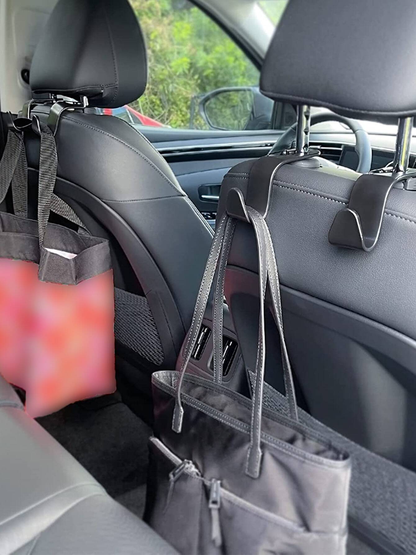 Car Headrest Hook, Headrest Storage Clip, Multi-Function Back Seat Storage Hook, Front And Rear Seat Storage Rack, Car Interior Storage Accessories, Suitable For Car Interior Accessories, Car Decorati