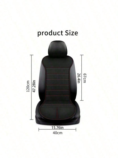 Car Heating Cushion 12V/24V Universal Winter Keep Warm Cushion Interior Heated Cushion Seat Back Heating Blanket