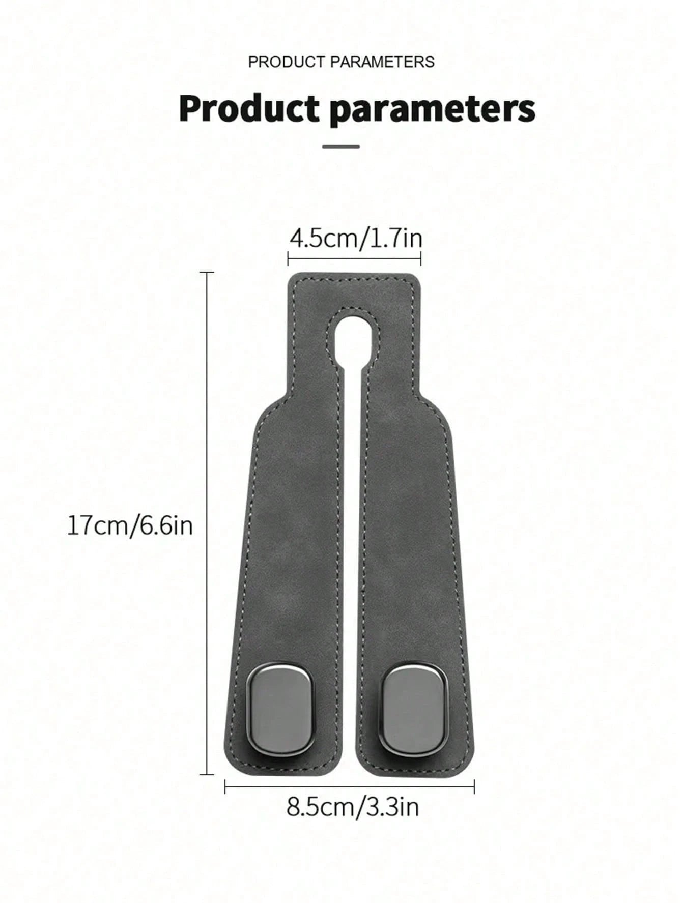 Car Seat Headrest Hooks, Dual Headrest Hooks, Car Back Seat Headrest Hooks, Can Be Used To Hang Handbags, Bags, Clothes And Wallets