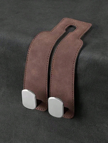 Car Seat Headrest Hooks, Dual Headrest Hooks, Car Back Seat Headrest Hooks, Can Be Used To Hang Handbags, Bags, Clothes And Wallets