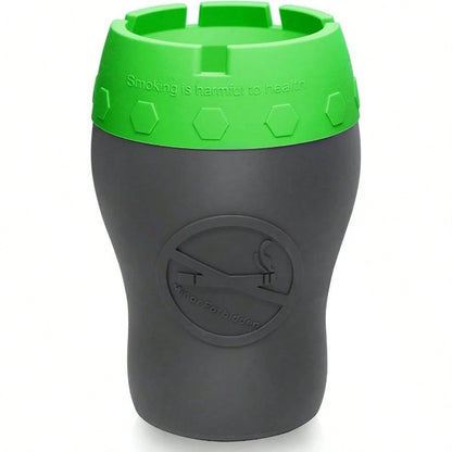Car Silicone Ashtray, Auto Ash Tray Smokeless, Drop- Proof Unbreakable Anti- Ash Splash Vehicle Ashtray Home Outside Office Car AccessoriesOrange