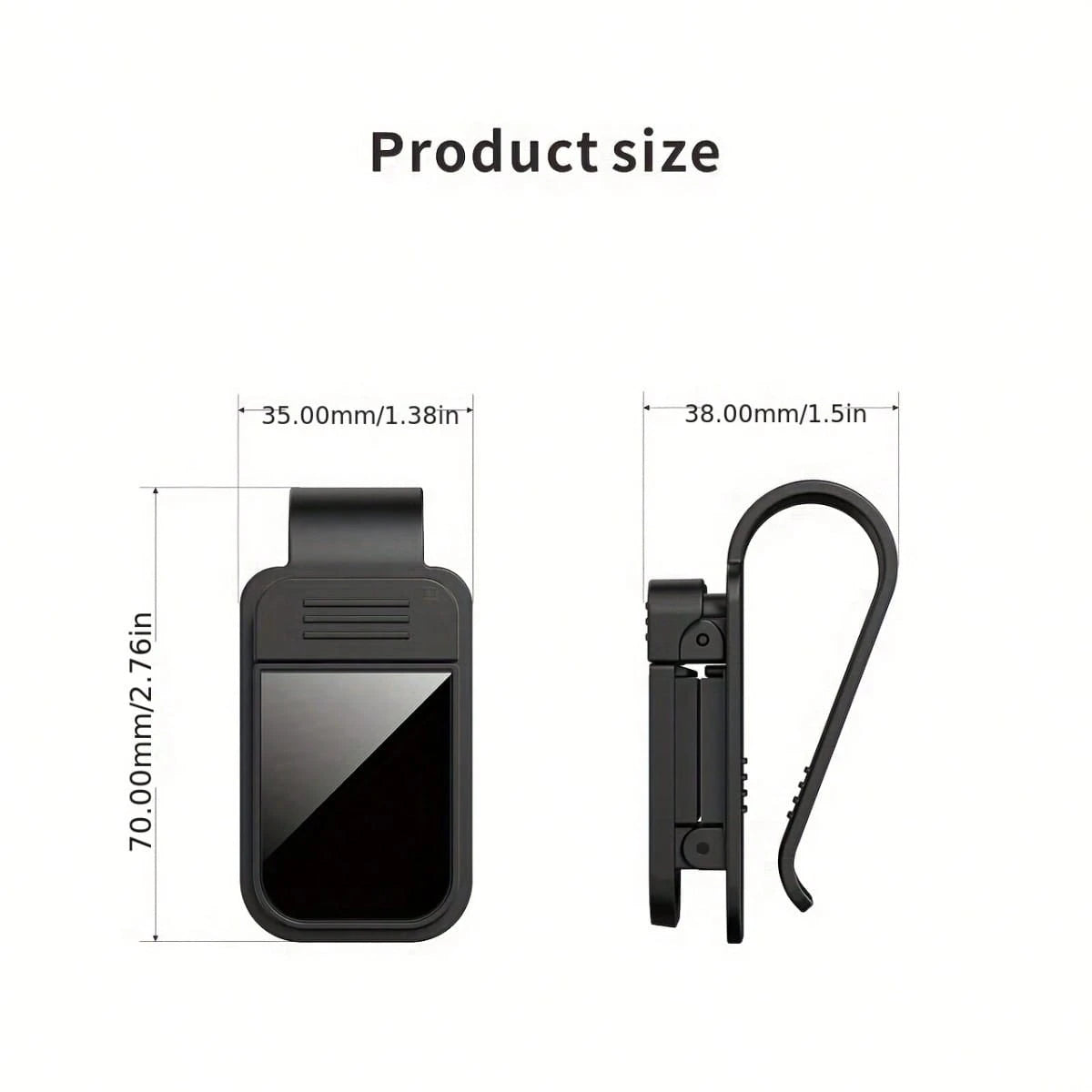 Car Sun Visor Glasses Holder- Fashionable Glasses Clip Suitable For Car Interior, Ticket And Card Storage Organizer
