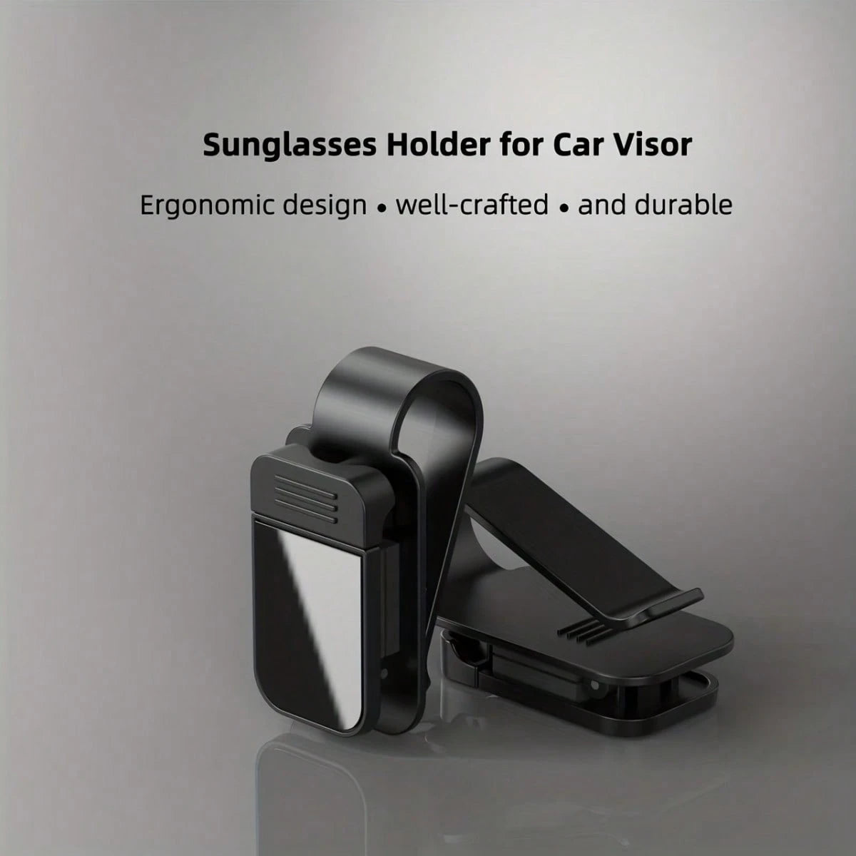 Car Sun Visor Glasses Holder- Fashionable Glasses Clip Suitable For Car Interior, Ticket And Card Storage Organizer