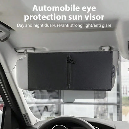 Car Sunshade,Polarized Sun Visor For Car With Zipper Slider, Upgraded Car Sun Visor Extension With PC Lens And Side Sunshade,Anti-Glare Car Visor For Driving,UV-Filtering/Protection,Universal For Most