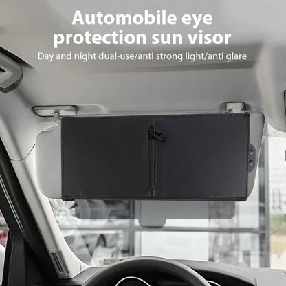Car Sunshade,Polarized Sun Visor For Car With Zipper Slider, Upgraded Car Sun Visor Extension With PC Lens And Side Sunshade,Anti-Glare Car Visor For Driving,UV-Filtering/Protection,Universal For Most