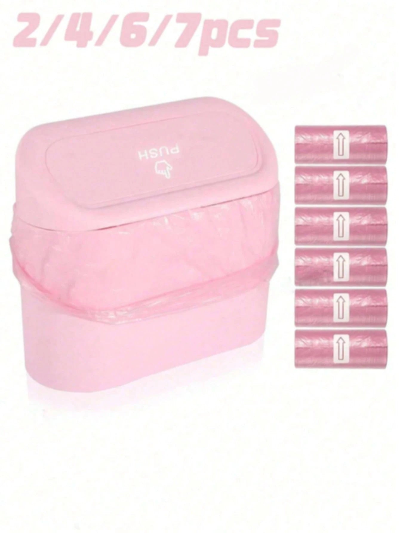 Car Trash Can, Car Seat Back & Door Hanging Storage Box, Multi-Function Car Accessories, Trash Bag, Foldable Storage