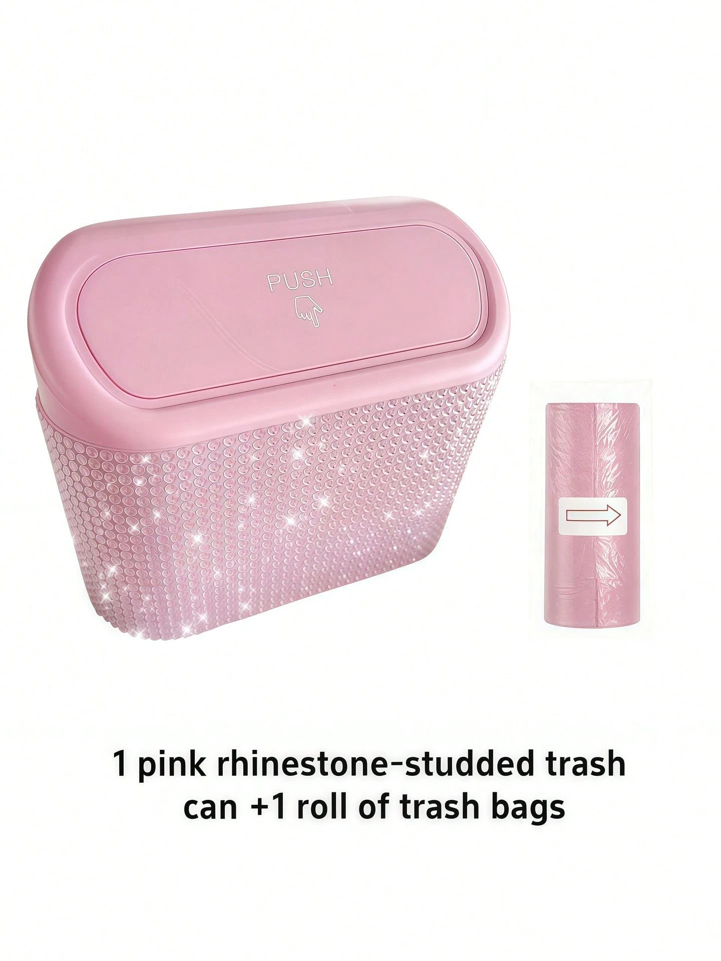 Car Trash Can, Car Seat Back & Door Hanging Storage Box, Multi-Function Car Accessories, Trash Bag, Foldable Storage