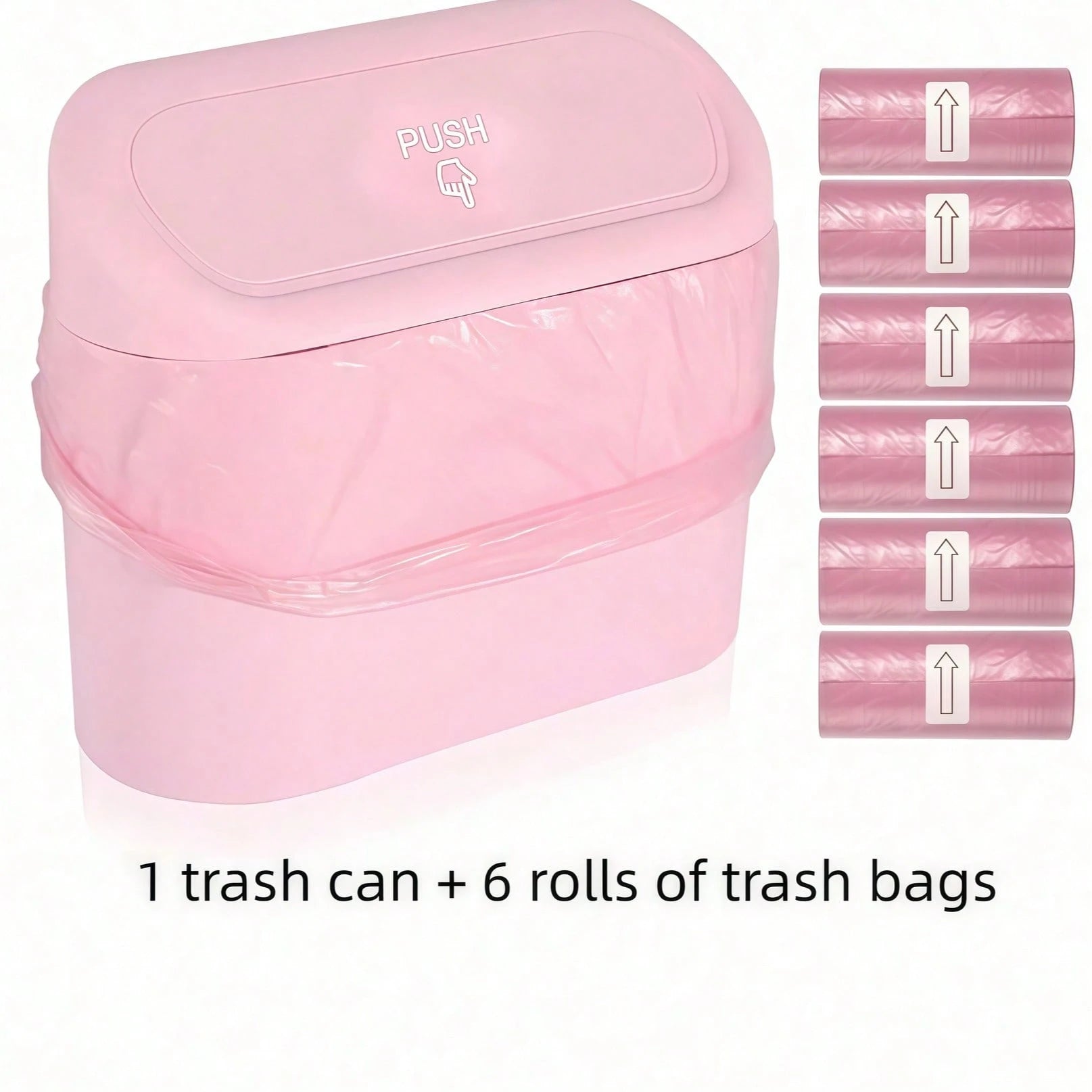 Car Trash Can, Car Seat Back & Door Hanging Storage Box, Multi-Function Car Accessories, Trash Bag, Foldable Storage