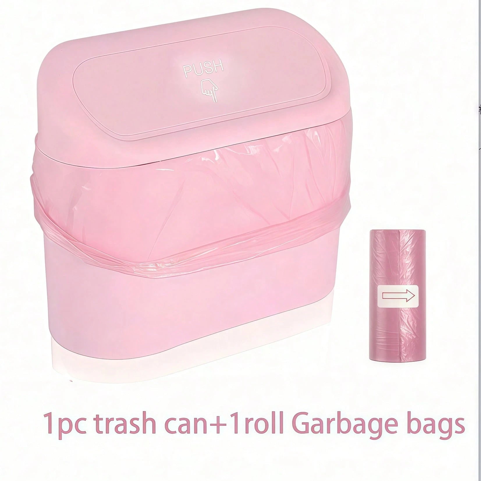 Car Trash Can, Car Seat Back & Door Hanging Storage Box, Multi-Function Car Accessories, Trash Bag, Foldable Storage