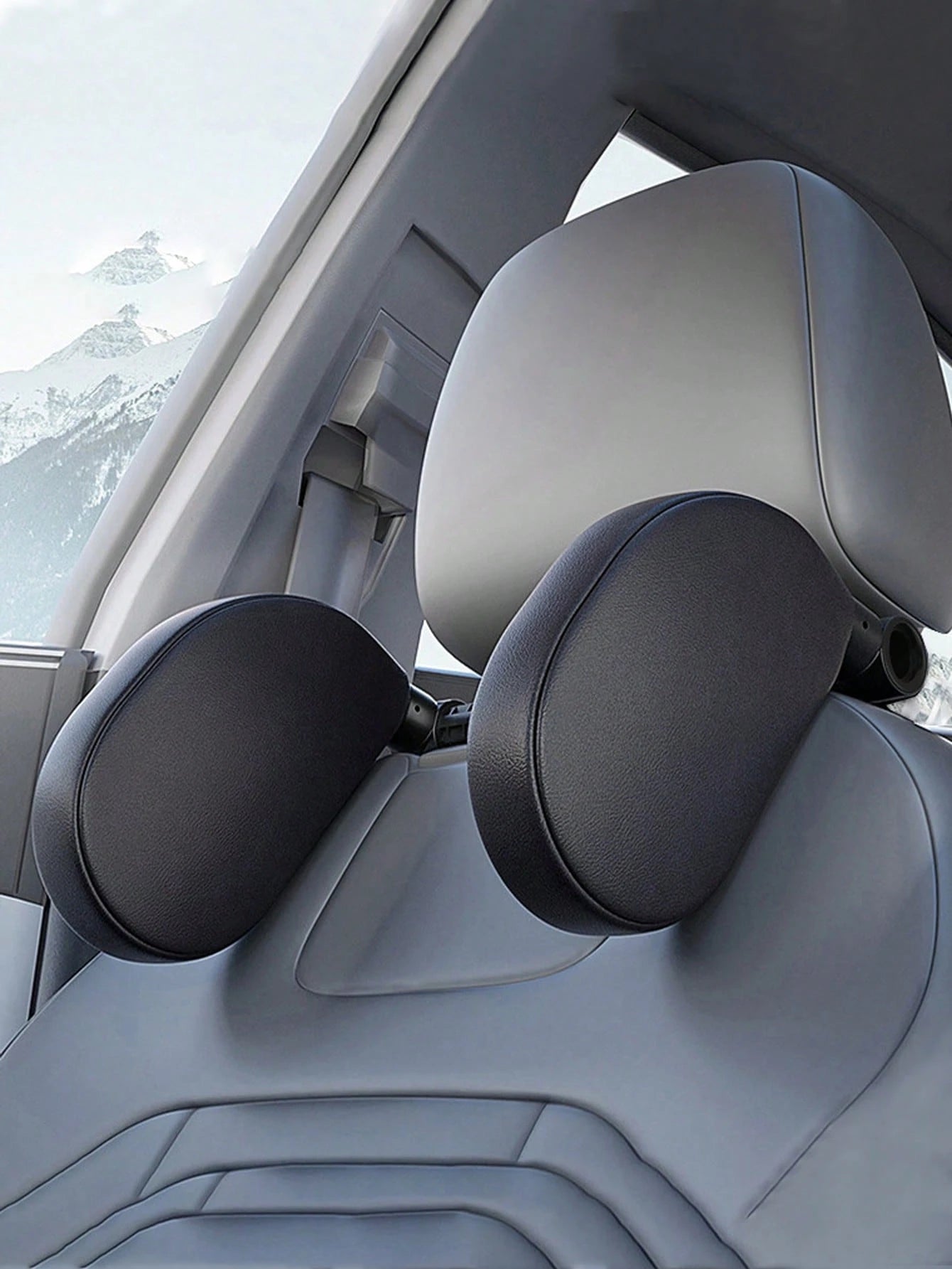 Car Travel Headrest Pillow, Adjustable Sleeping Headrest, Seat Head Support, U-Shaped Memory Foam Side Support Neck Pillow, Suitable For Various Vehicle Models, Ideal Choice For Road Trips, Car Access