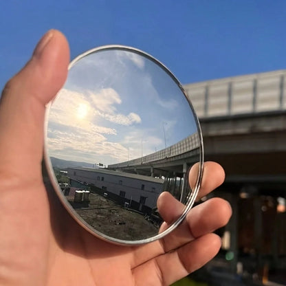Car Truck Bus Blind Spot Mirror- Waterproof HD Convex Round Rearview Glass With Wide Angle, Universal Fit For Automotive Safety Accessories, Suitable For Cars, Motorcycles, And Trucks