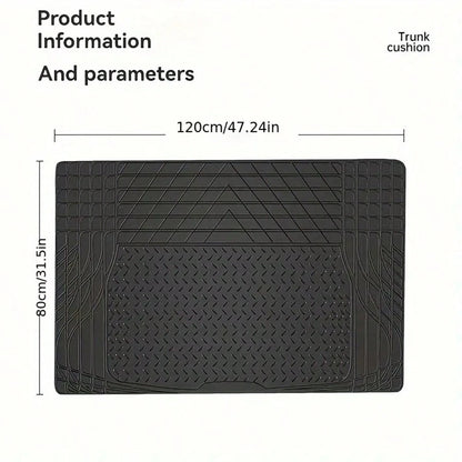 Car Trunk Mat PVC Waterproof And Cuttable Universal Mat Wear-Resistant And Waterproof Car Interior Mat Anti Slip Trunk Mat,Easy To Clean, Keep Clean, Essential Tools And Decorations For Cars