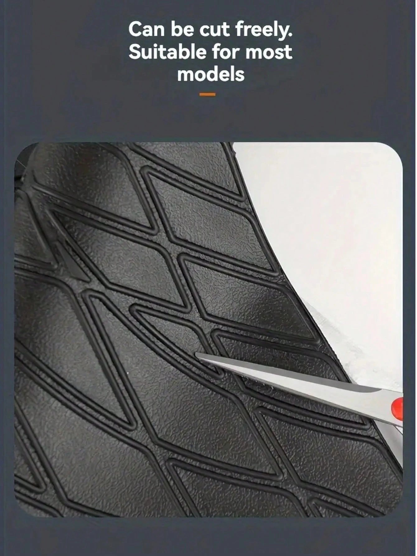 Car Trunk Mat PVC Waterproof And Cuttable Universal Mat Wear-Resistant And Waterproof Car Interior Mat Anti Slip Trunk Mat,Easy To Clean, Keep Clean, Essential Tools And Decorations For Cars