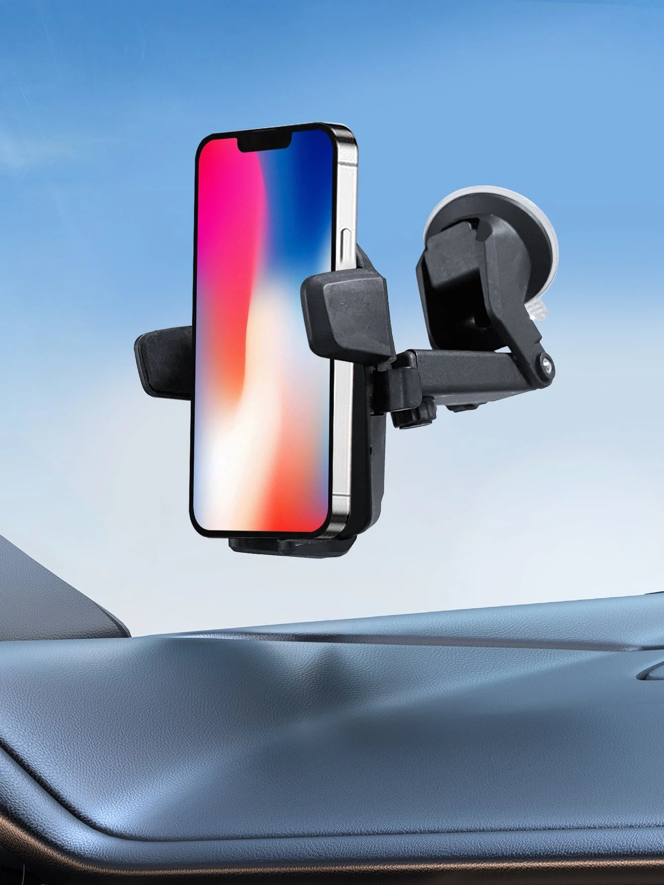 Car Universal Hands-Free Suction Cell Phone Holder For Car Dashboard Air Vent Car Phone Holder Mount