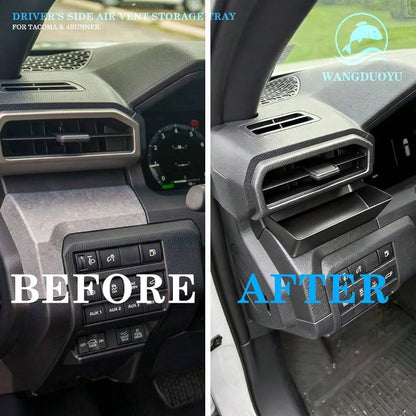 Car Vent Storage Tray 2024 2025 2026 Tacoma And 2025 2026 4Runner Driver Side, Storage Organizer Box Accessories