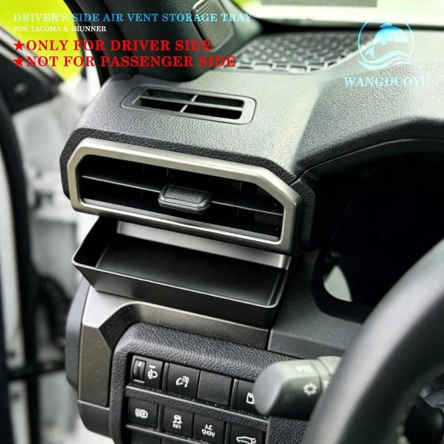 Car Vent Storage Tray 2024 2025 2026 Tacoma And 2025 2026 4Runner Driver Side, Storage Organizer Box Accessories