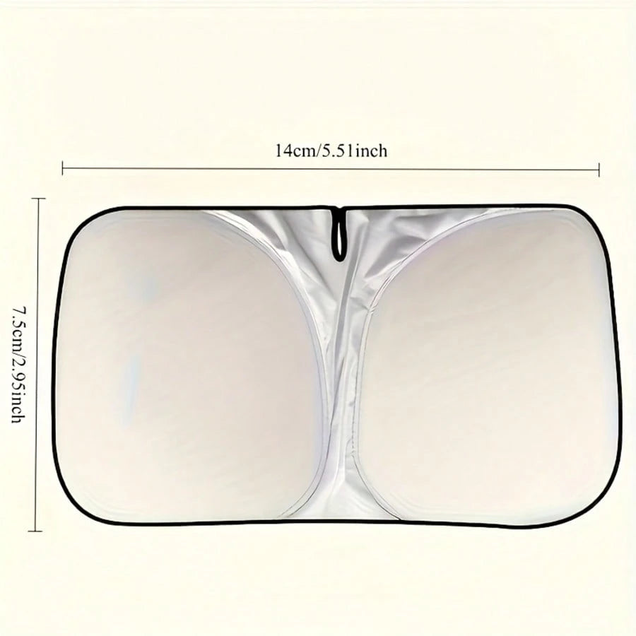 Car Windshield Sun Visor, UV Protection, Thickened Design, Sun Protection And Heat Insulation, Folding Sun Visor With Storage Bag, Suitable For Sedans And Off-Road Vehicles, Universal Heat Insulation