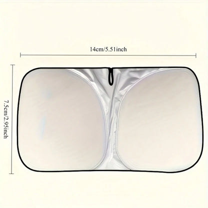 Car Windshield Sun Visor, UV Protection, Thickened Design, Sun Protection And Heat Insulation, Folding Sun Visor With Storage Bag, Suitable For Sedans And Off-Road Vehicles, Universal Heat Insulation
