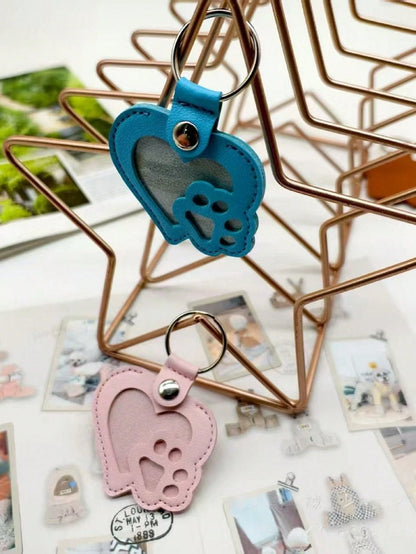 Caring Commemorative Leather Pet Hair Storage Bag- Multifunctional Portable Keychain, Suitable For Cats And Dogs, Pet Commemorative Hair Storage Box