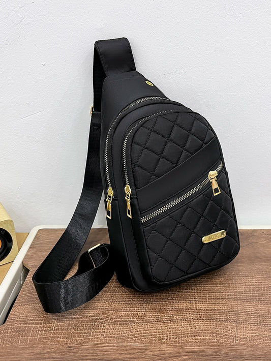 Casual Chest Bag, Simple Style, Convenient For Fitness, Outdoor Travel, Shoulder & Crossbody Bag Portable, Single Business Casual Work, Business, Commute, Outdoors, Travel For Teenagers, For Women, Fo