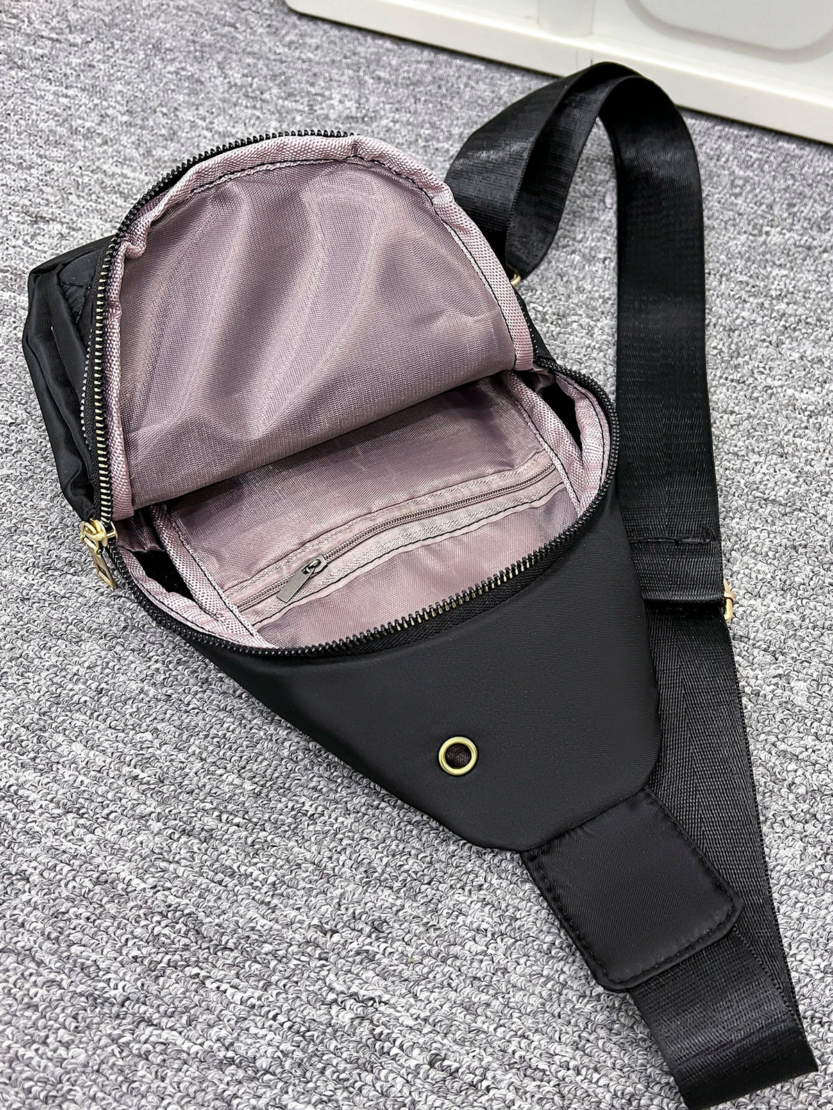 Casual Chest Bag, Simple Style, Convenient For Fitness, Outdoor Travel, Shoulder & Crossbody Bag Portable, Single Business Casual Work, Business, Commute, Outdoors, Travel For Teenagers, For Women, Fo