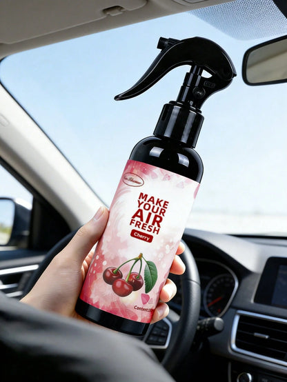 Cherry Scented Car Fragrance Bag, Long-Lasting Odor Removal, Cute Car Ornament, Suitable For Women, Car Interior Decor Sachet, Applicable For Closet, Bedroom, Gym Locker, Home Use, RV Camping Essentia