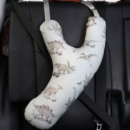 Children's Car Seat- Rear Seat Headrest- Long-Distance Travel Pillow- Rear Seat Headrest- Side Sleeping Neck Support Pillow