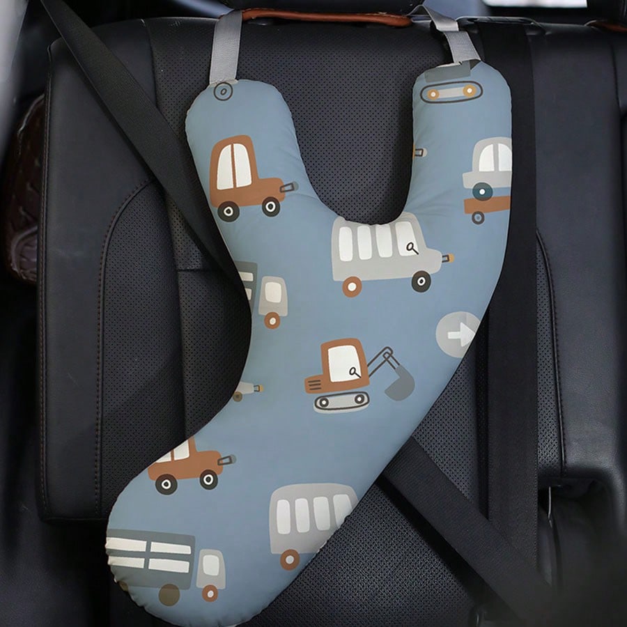 Children's Car Seat- Rear Seat Headrest- Long-Distance Travel Pillow- Rear Seat Headrest- Side Sleeping Neck Support Pillow