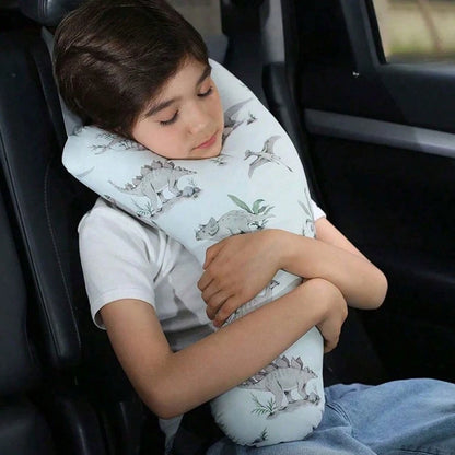 Children's Car Seat- Rear Seat Headrest- Long-Distance Travel Pillow- Rear Seat Headrest- Side Sleeping Neck Support Pillow
