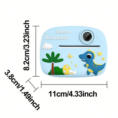 Children's Instant Printing Camera, Children's Digital Camera Puzzle Toy, Multifunctional Camera, 1300mAh Long-Lasting Battery, Durable,Suitable For Birthday Parties, Children's Day, Christmas And Oth