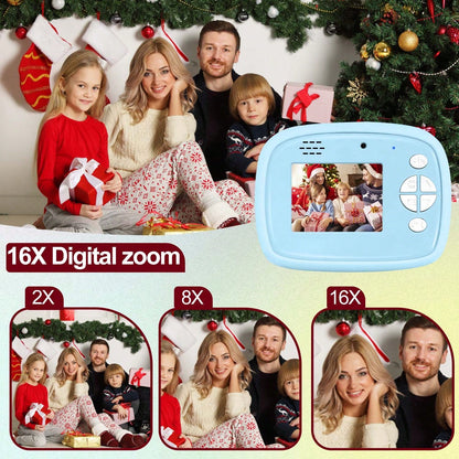 Children's Instant Printing Camera, Children's Digital Camera Puzzle Toy, Multifunctional Camera, 1300mAh Long-Lasting Battery, Durable,Suitable For Birthday Parties, Children's Day, Christmas And Oth
