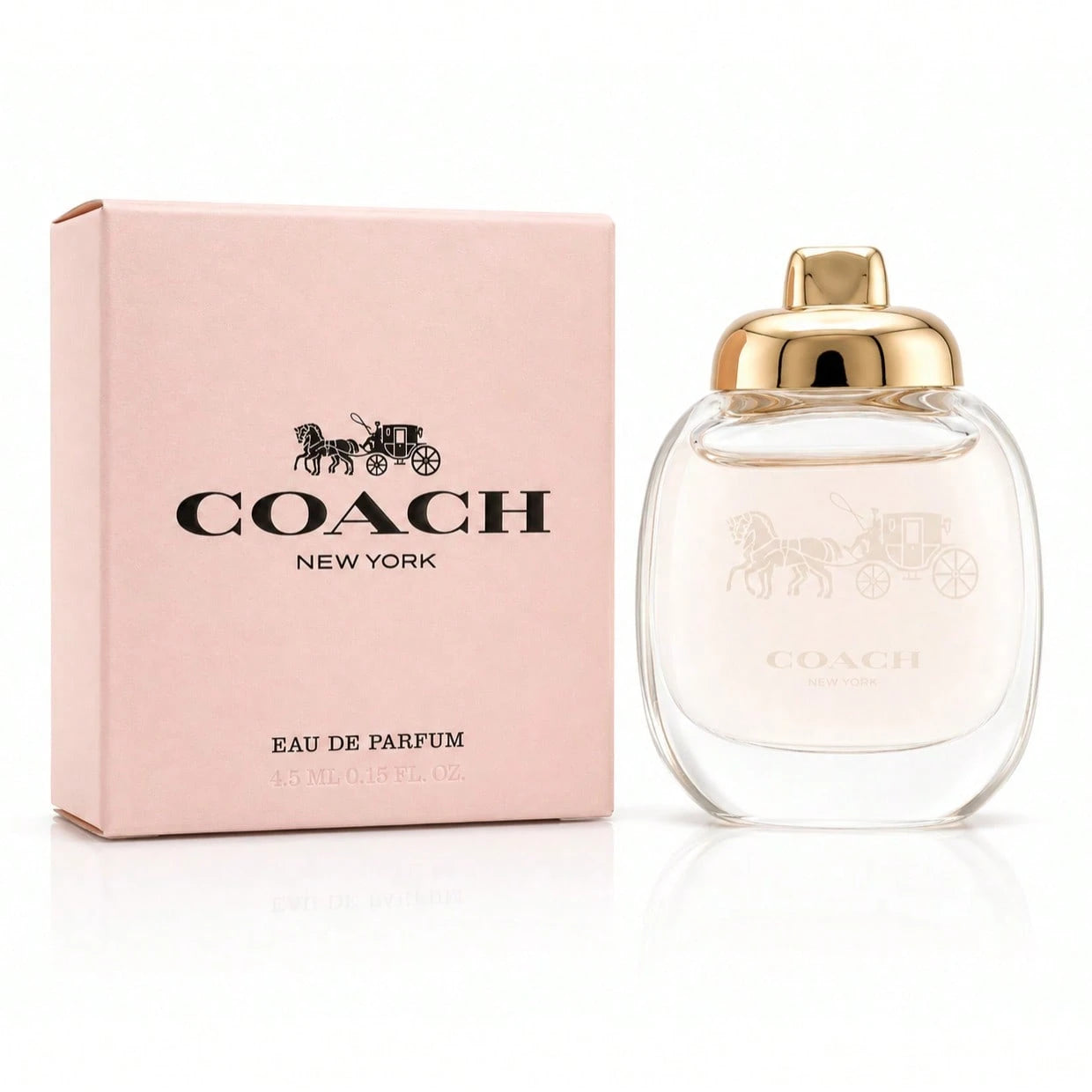 Coach New York Eau De Parfum For Women(Mini) 0.15 Fl Oz/4.5 Ml(Mini Travel Size Perfume)