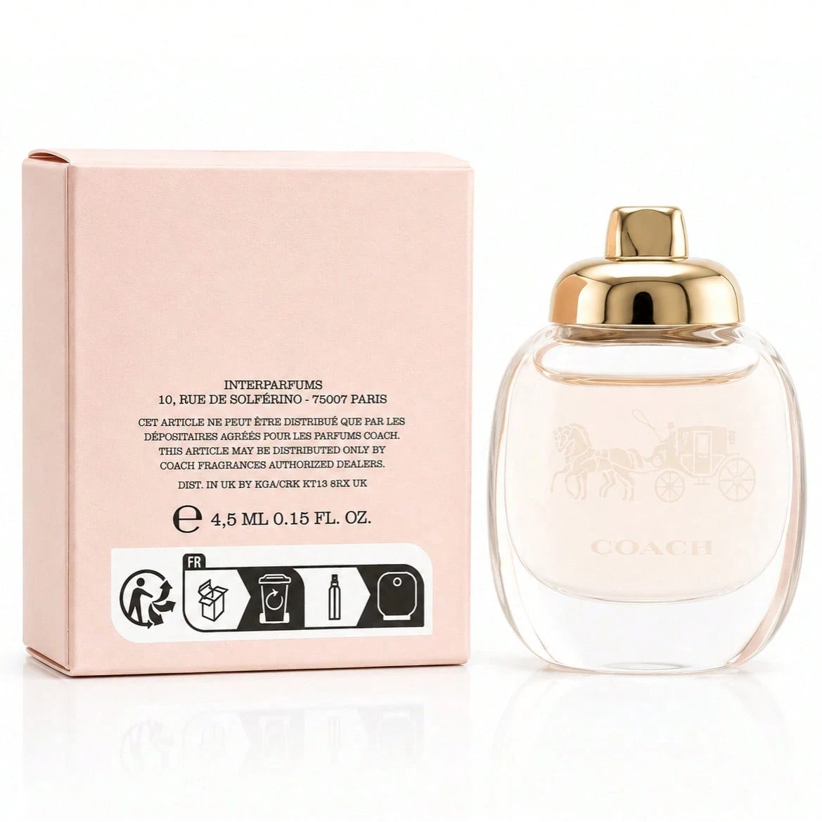 Coach New York Eau De Parfum For Women(Mini) 0.15 Fl Oz/4.5 Ml(Mini Travel Size Perfume)