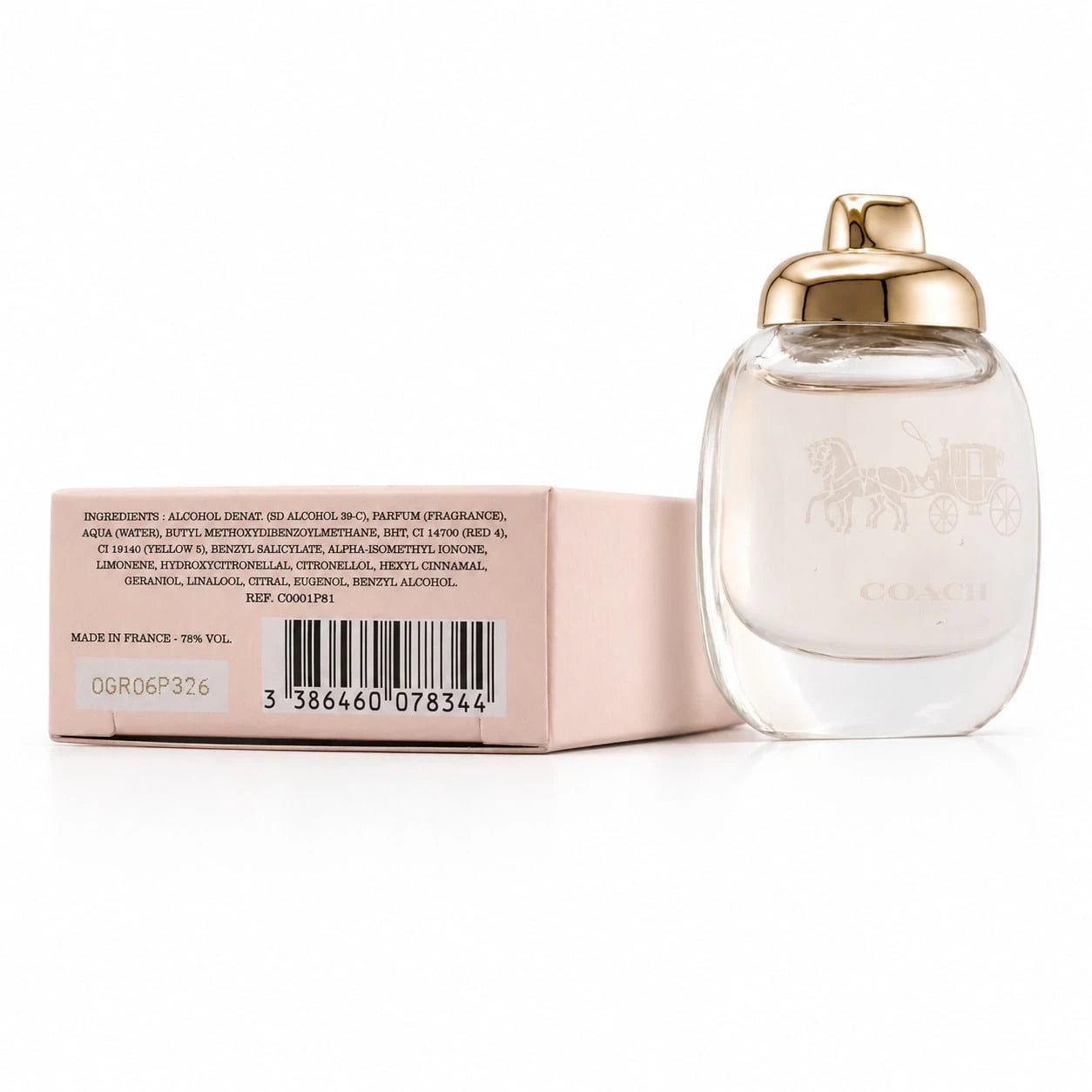 Coach New York Eau De Parfum For Women(Mini) 0.15 Fl Oz/4.5 Ml(Mini Travel Size Perfume)