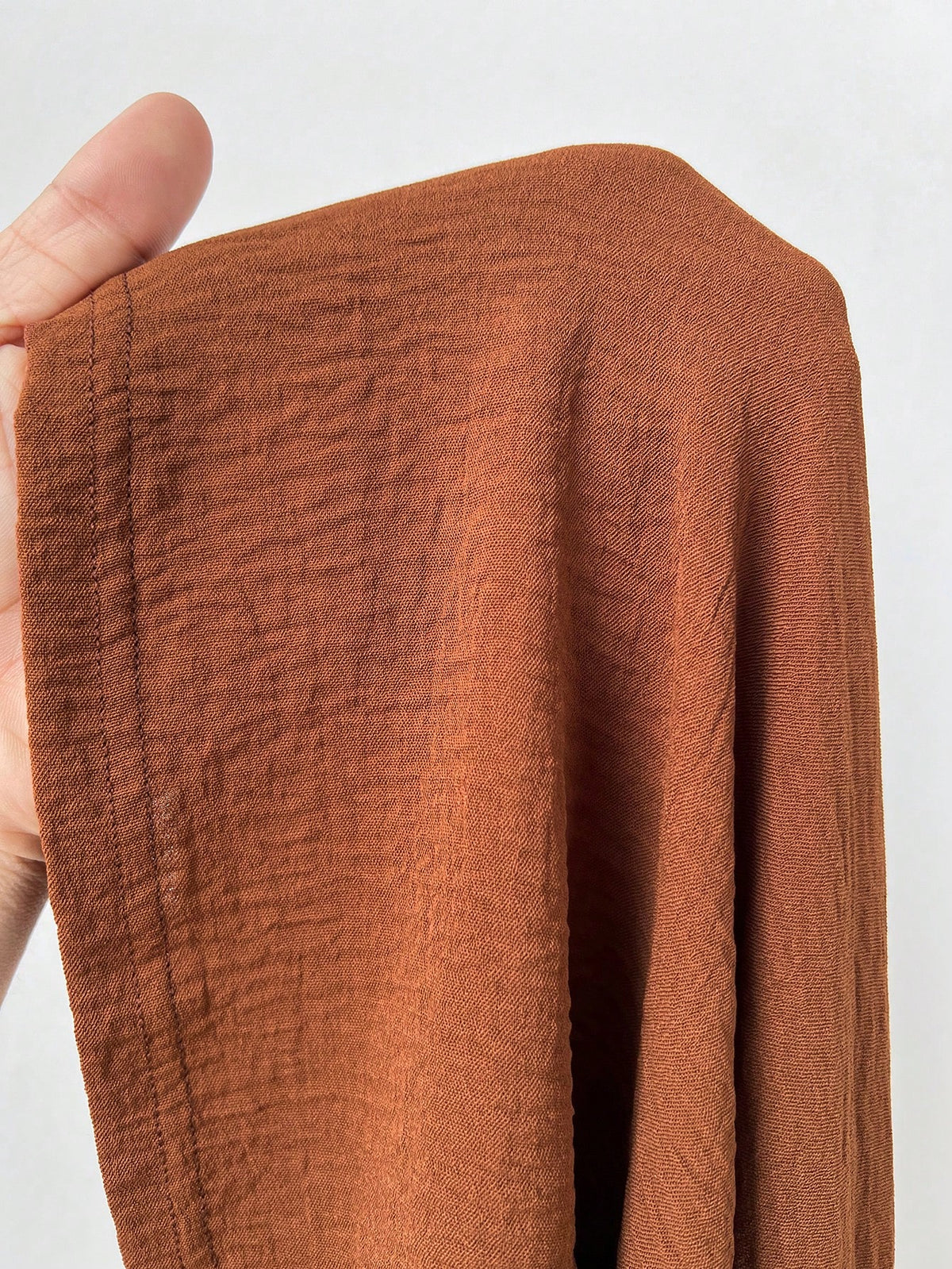 Coolane Summer For Women Streetwear Going Out Vacation Casual Boho Textured Pleated Low Rise Split Shades Of Brown Skirt, Casual Western Beach