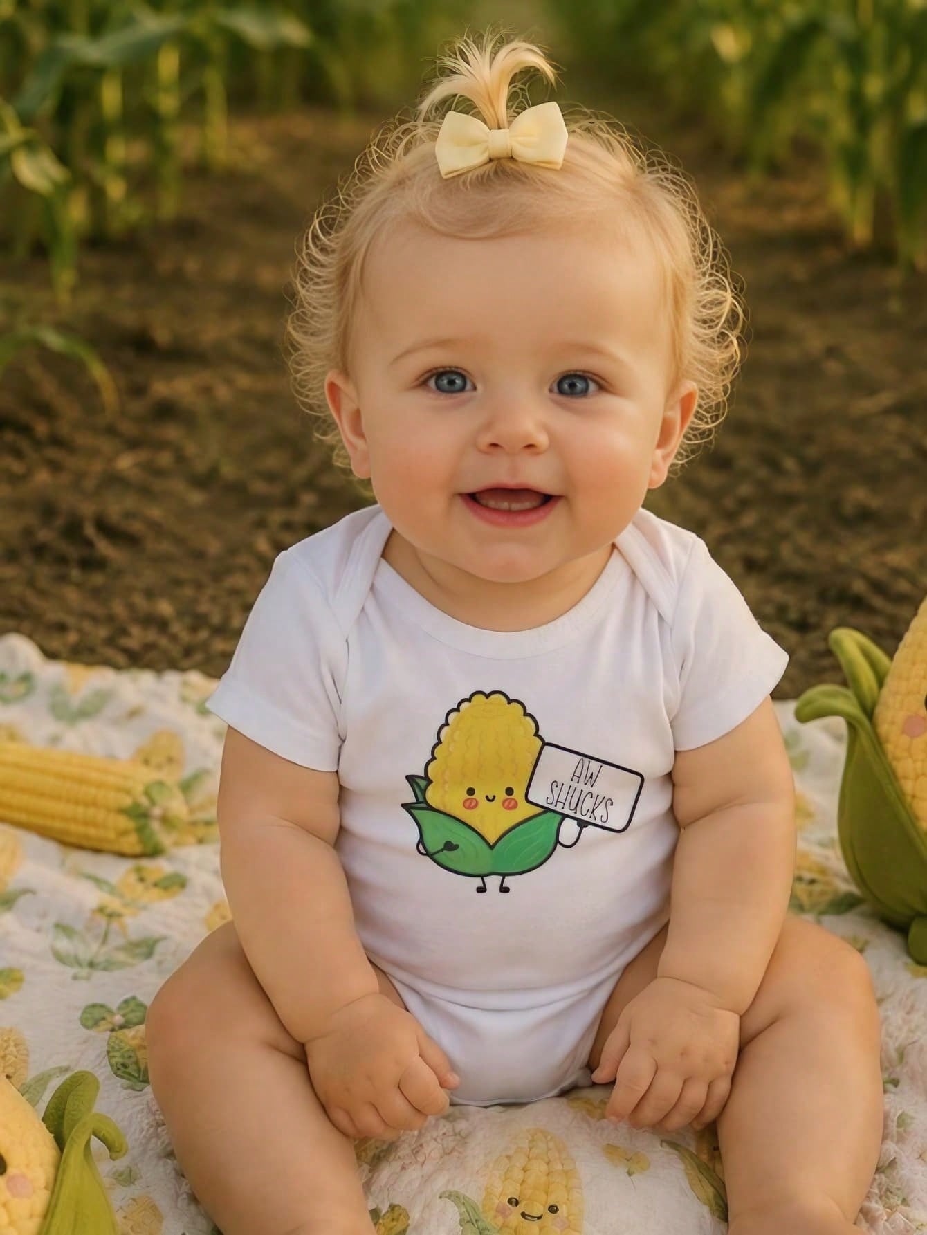 Corn Baby Aw Shucks Farm Outfit