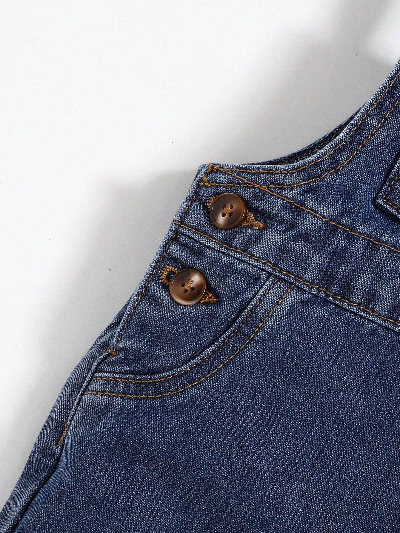 Cozy Pixies Baby Boys' Casual Patched Pocket Overalls Denim Jumpsuit With Multiple Pockets,Kids Back To School Clothes Outfits