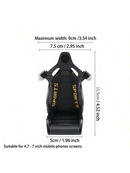 Creative Racing Seat Shape Car Mobile Phone Holder Mount, Universal Air Vent Car Phone Stand