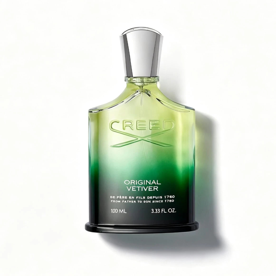 Creed Original Vetiver Eau De Parfum Silver Cap 100ml, Fresh Green Woody Luxury Unisex Cologne